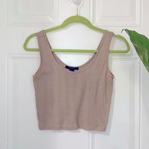 Tan crop top